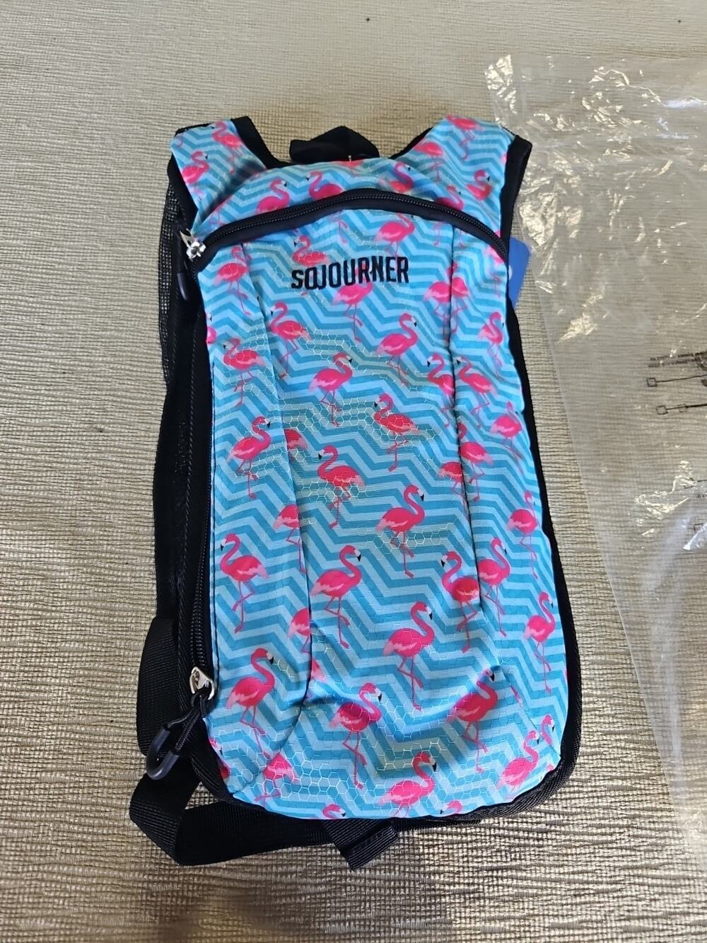 Sojourner Hydration WATER 2 Liter BackPack Flamingo Hiking Festival GEAR